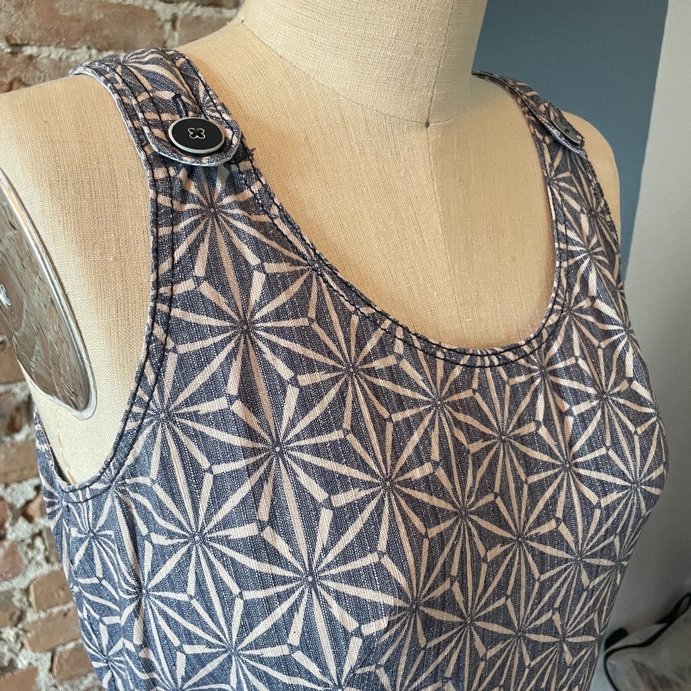 Tie Back Jumpsuit Chambray Blue